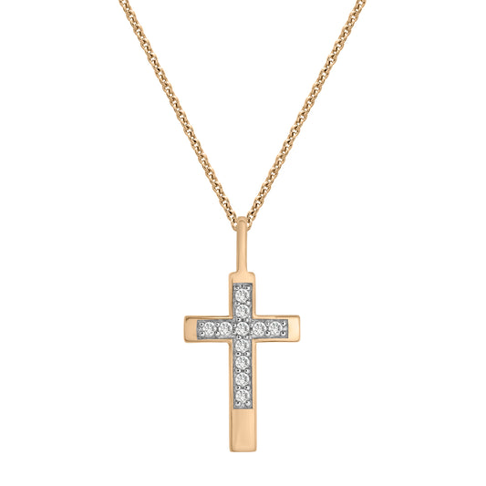 Charlotte Diamond Cross Pendant