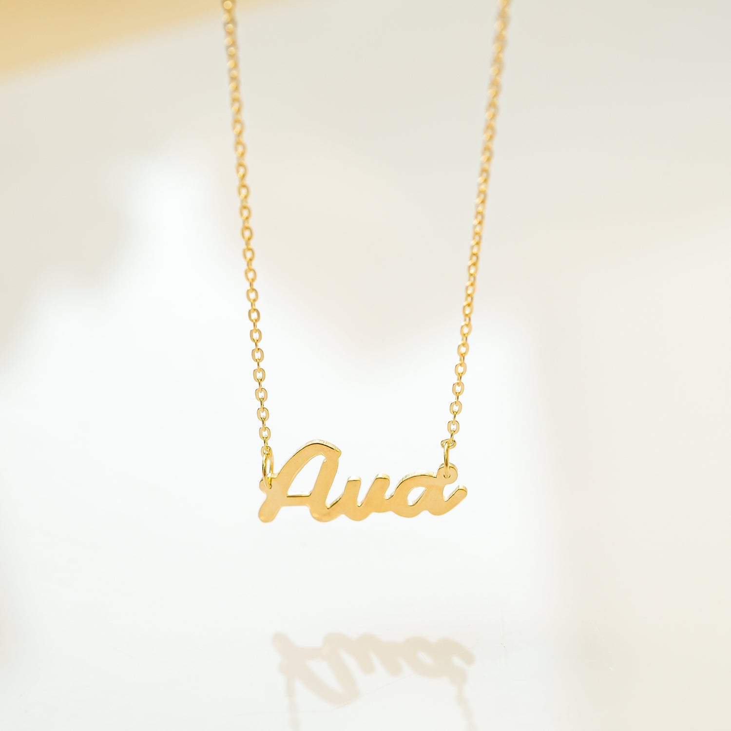 Custom Name Necklace With Ava Name