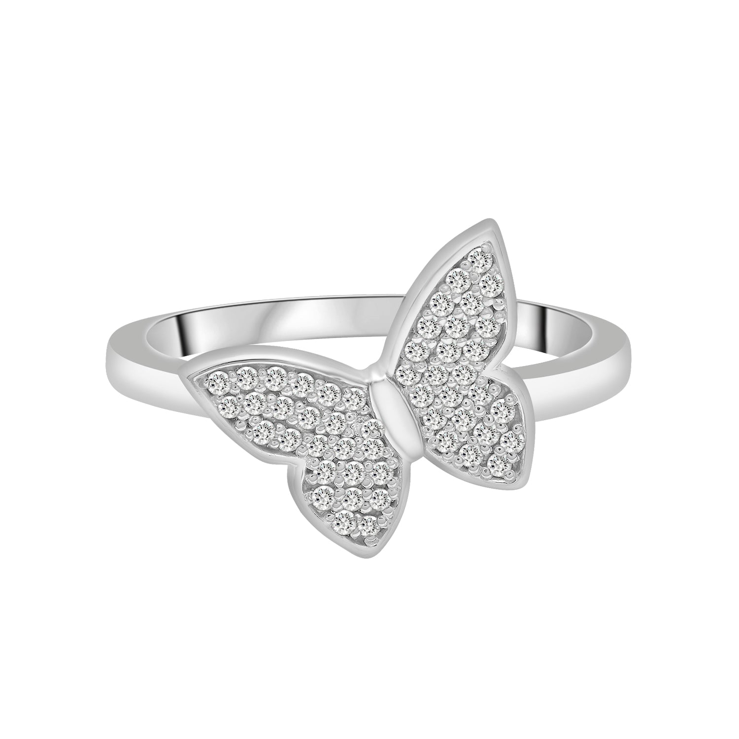 Lilly Diamond Butterfly Ring