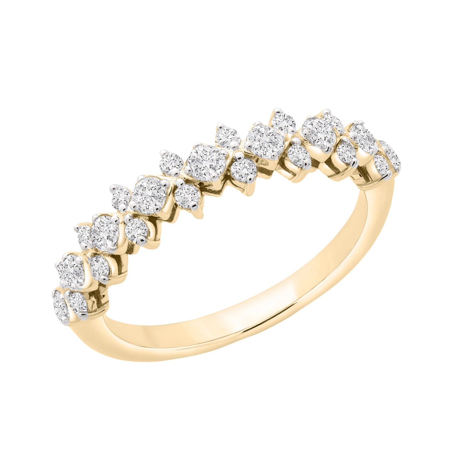 Rory Diamond Ring in Yellow Gold