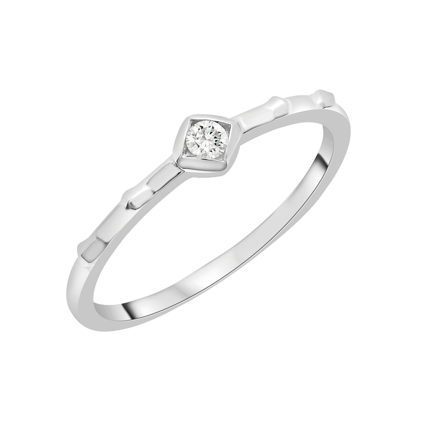 Raya Diamond Ring in White Gold