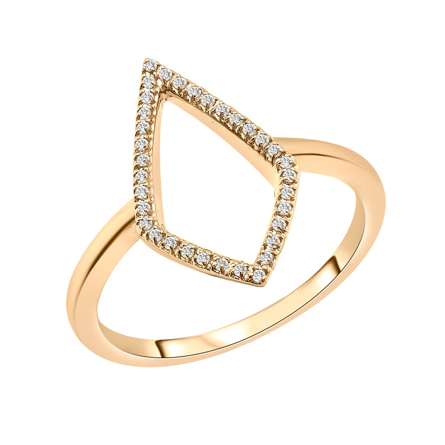 Rowan Open Shape Diamond Ring