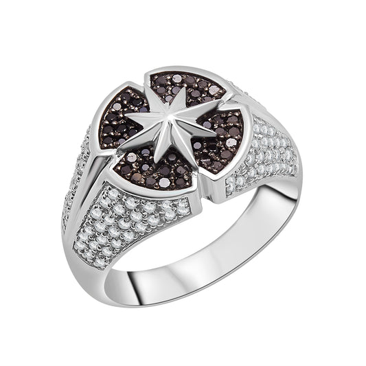 Image for Black & White Diamond Ring
