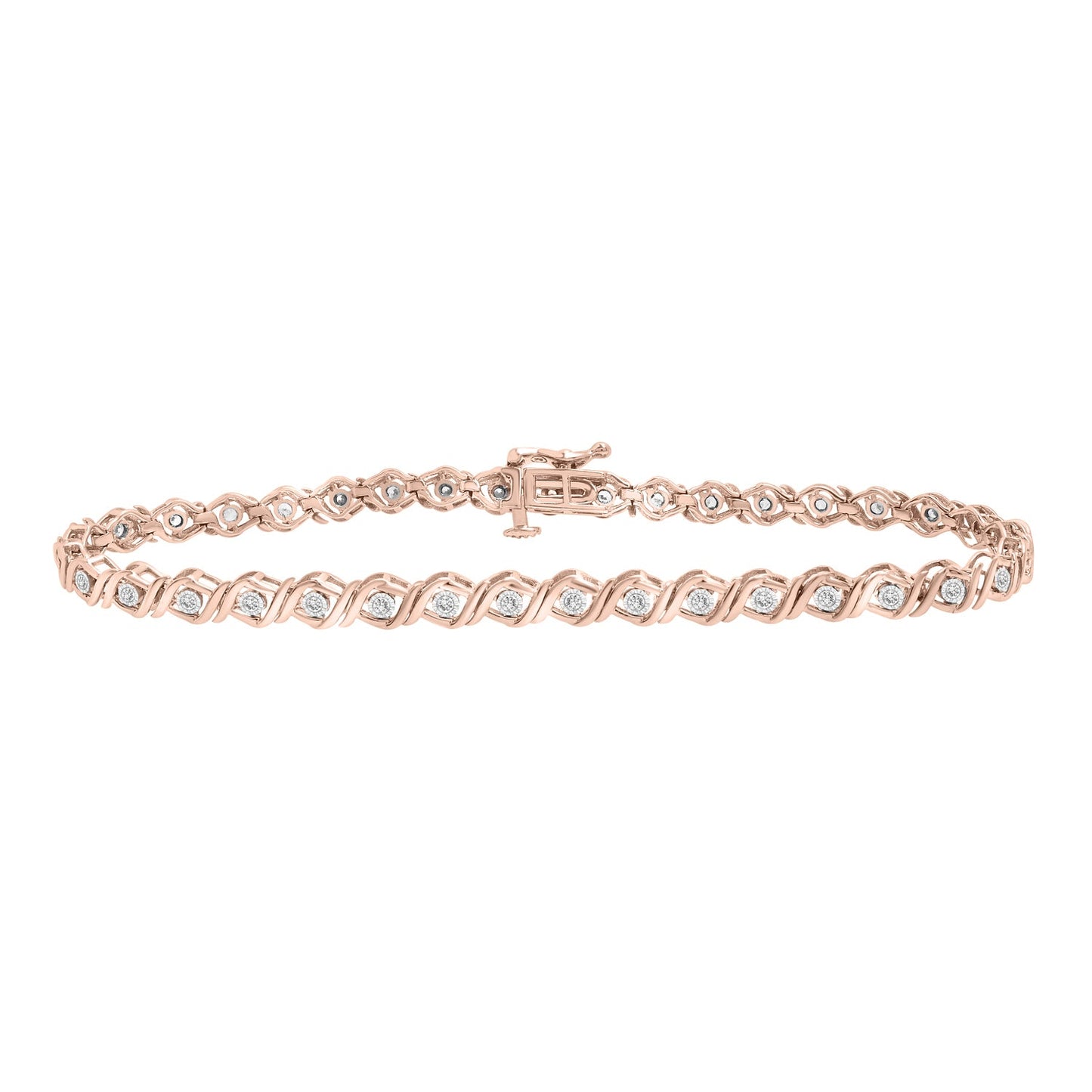 Tamar Diamond Tennis Bracelet in Rose Gold