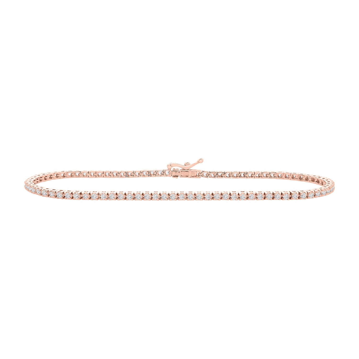Tavi Diamond Tennis Bracelet in Rose Gold