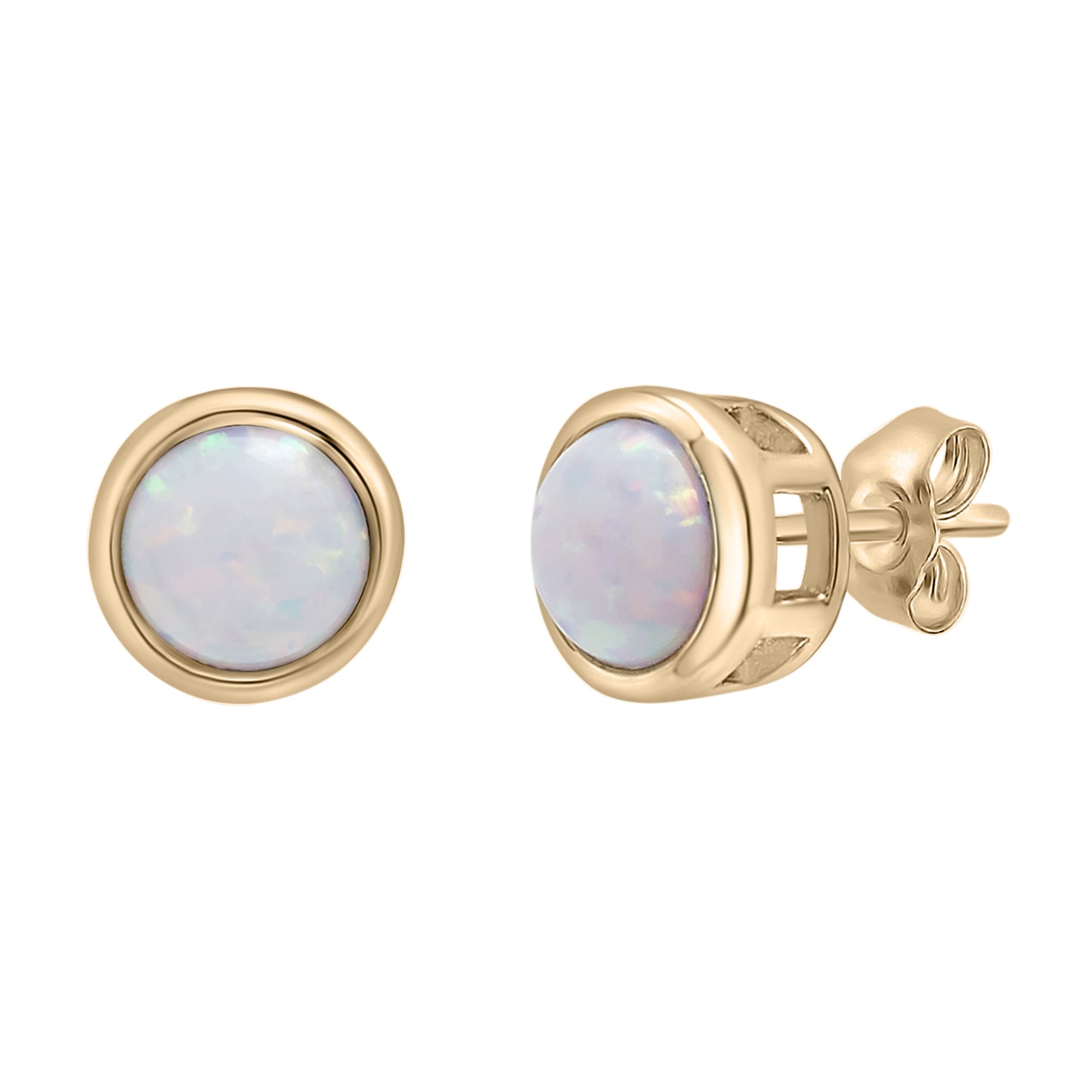 Opal Stud Earrings