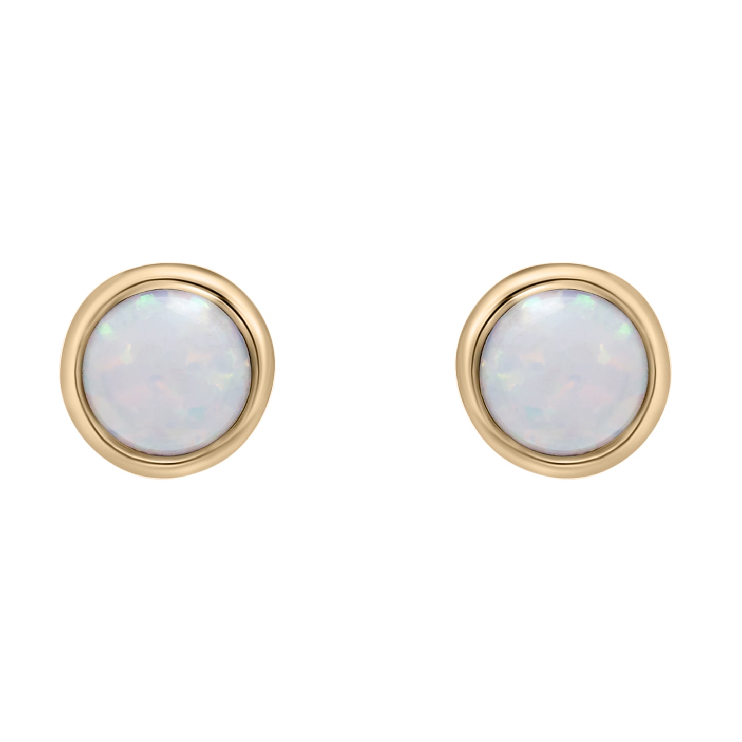 Stud Earrings Golden