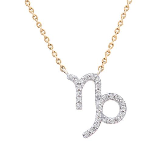 Image for Capricorn Zodiac Diamond Necklace