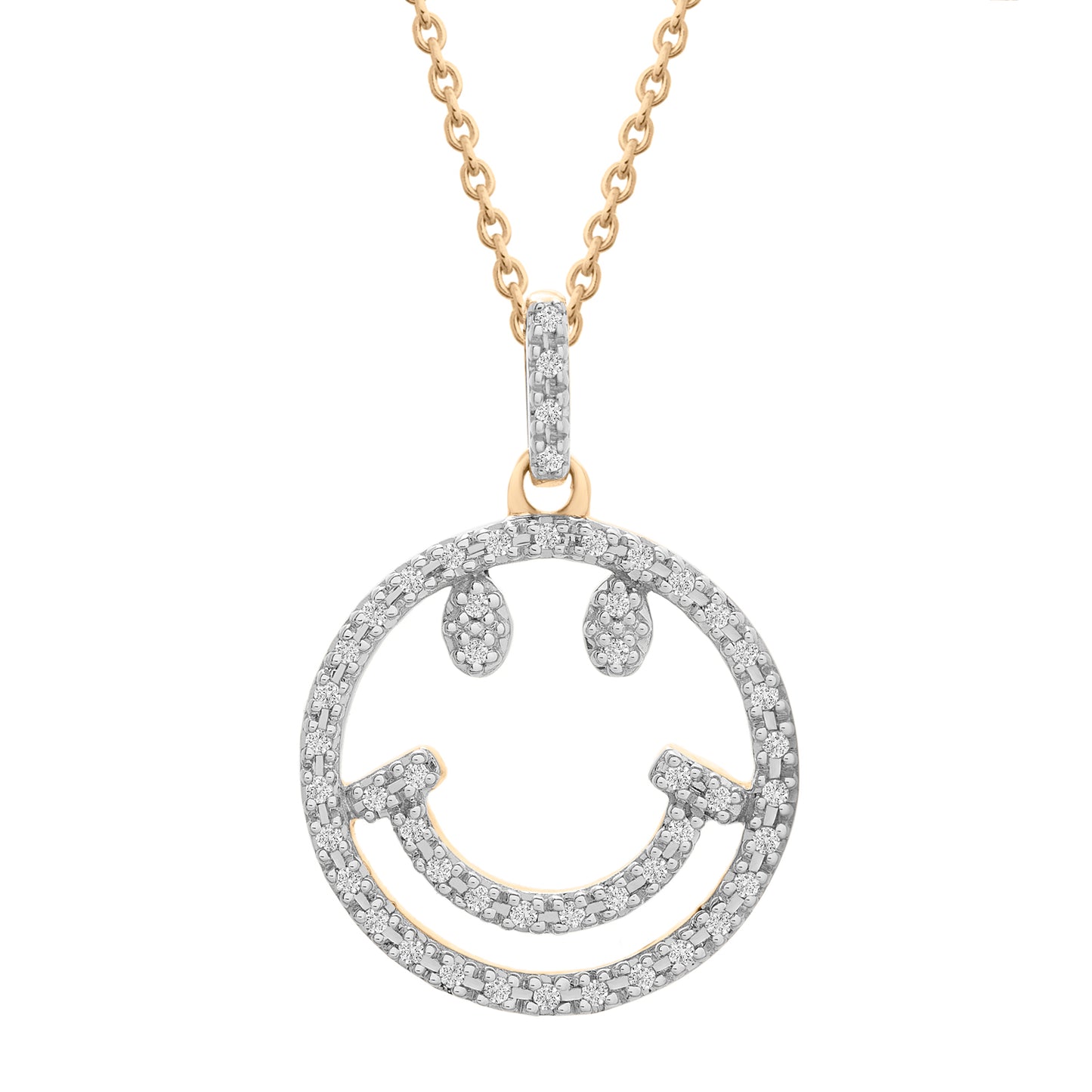 Pio Smiley Diamond Pendant